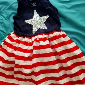 Patriotic girls dress